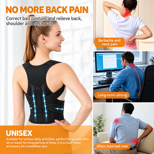 Magnetic Back Brace Posture Corrector Belt Free Size