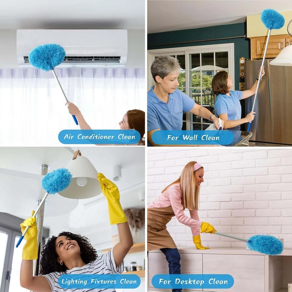 Extendable Microfiber Cleaning Duster – 83.5 cm Soft Round Head