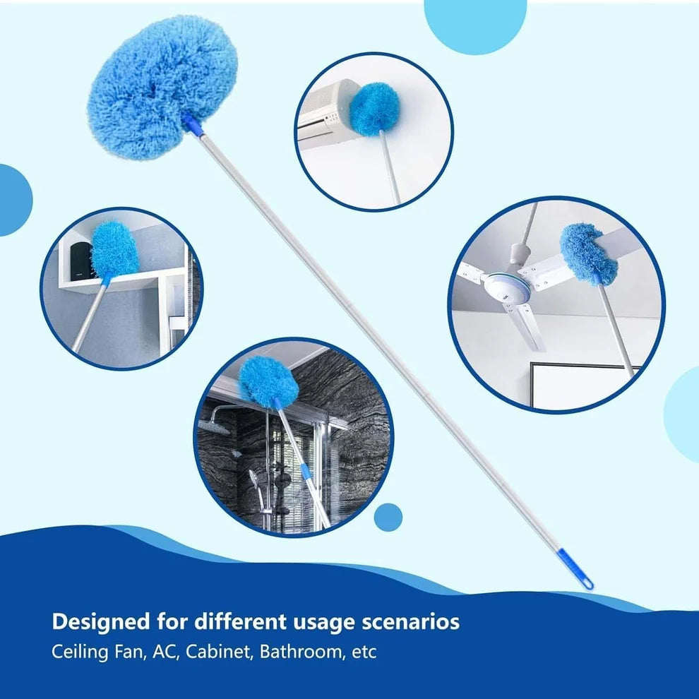 Extendable Microfiber Cleaning Duster – 83.5 cm Soft Round Head